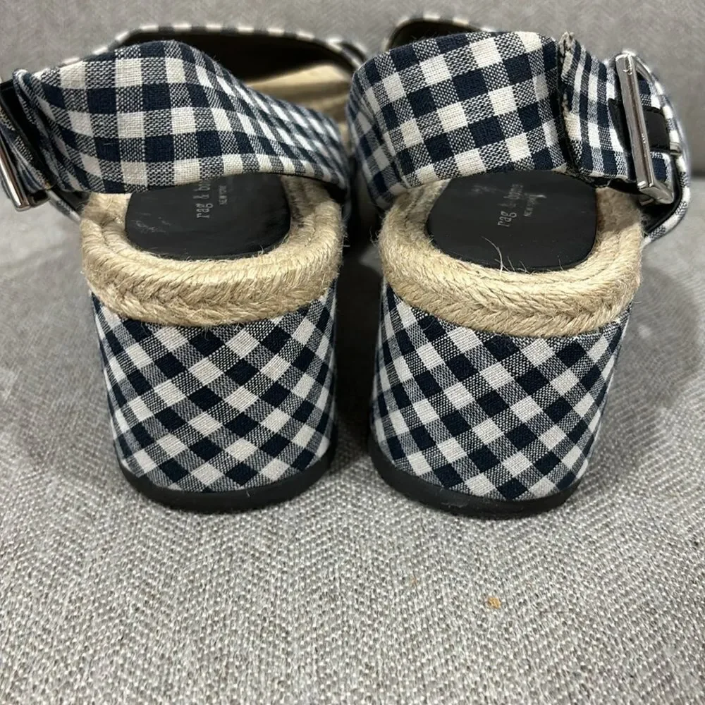 NWOT  Rag & Bone Megan Blue Sandals